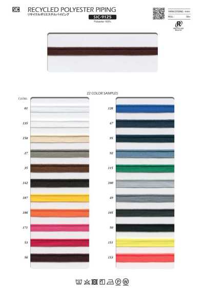 SIC-9125 Dây Viền ống Polyester Tái Chế