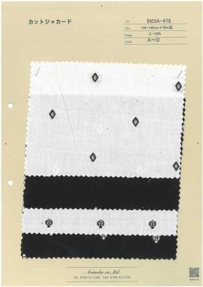 INDIA-478 Jacquard Cắt