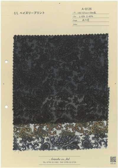 A-8126 C/L In Họa Tiết Paisley
