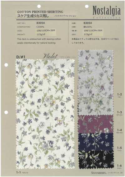 83054 SEVENBERRY® Vải Sca Màu Mộc, Giữ Xơ