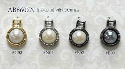 AB8602N Bộ Phận Khóa Kéo Bằng đúc áp Lực/phủ Ngọc Trai