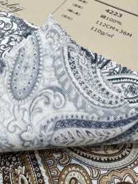 4223 SEVENBERRY® 200 Miếng Vải Broadcloth Họa Tiết Paisley Cổ điển Thời Trang VANCET Ảnh phụ
