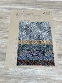 4223 SEVENBERRY® 200 Miếng Vải Broadcloth Họa Tiết Paisley Cổ điển Thời Trang VANCET Ảnh phụ