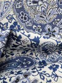 4226 SEVENBERRY® Vải Broadcloth Mại, Kiểu Dáng Cổ điển, Họa Tiết Paisley Sarasa VANCET Ảnh phụ