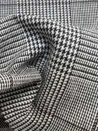 8615 30 Chỉ Vải Gabardine Mật độ Cao Một Sợi Kẻ Caro VANCET Ảnh phụ