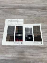 8615 30 Chỉ Vải Gabardine Mật độ Cao Một Sợi Kẻ Caro VANCET Ảnh phụ