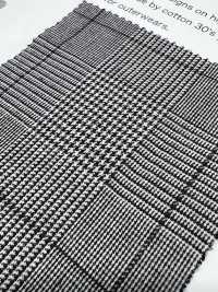 8615 30 Chỉ Vải Gabardine Mật độ Cao Một Sợi Kẻ Caro VANCET Ảnh phụ