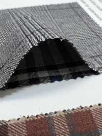 8615 30 Chỉ Vải Gabardine Mật độ Cao Một Sợi Kẻ Caro VANCET Ảnh phụ