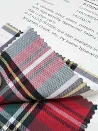 51025 40 Vải Cotton Typewritter Chỉ Một Sợi Truyền Thống Kẻ Caro VANCET Ảnh phụ