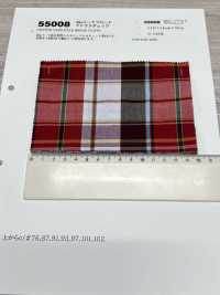 55008 40 Chỉ Thô Vải Broadcloth Sợi đơn Madras Kẻ Caro VANCET Ảnh phụ