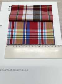 55008 40 Chỉ Thô Vải Broadcloth Sợi đơn Madras Kẻ Caro VANCET Ảnh phụ