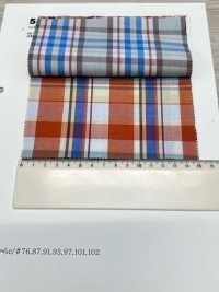 55008 40 Chỉ Thô Vải Broadcloth Sợi đơn Madras Kẻ Caro VANCET Ảnh phụ