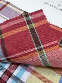 55008 40 Chỉ Thô Vải Broadcloth Sợi đơn Madras Kẻ Caro VANCET Ảnh phụ
