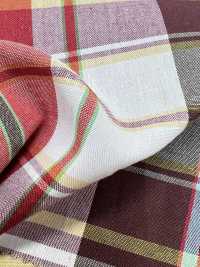 55008 40 Chỉ Thô Vải Broadcloth Sợi đơn Madras Kẻ Caro VANCET Ảnh phụ