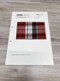 55008 40 Chỉ Thô Vải Broadcloth Sợi đơn Madras Kẻ Caro VANCET Ảnh phụ