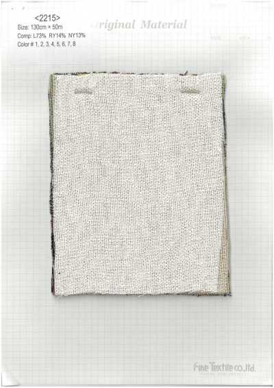 2215 Dệt Quấn Linen, Rayon, Nylon
