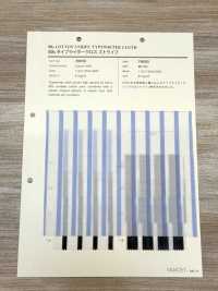 78050 80 Vải Cotton Typewritter Một Chỉ Kẻ Sọc Chéo VANCET Ảnh phụ