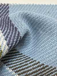 59999C 10/2 Vải Twill Dày Kẻ Sọc Kẻ Caro Điển VANCET Ảnh phụ