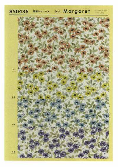 850436 SEVENBERRY® Vải Bố Canvas Cotton-sợi Gai Margaret