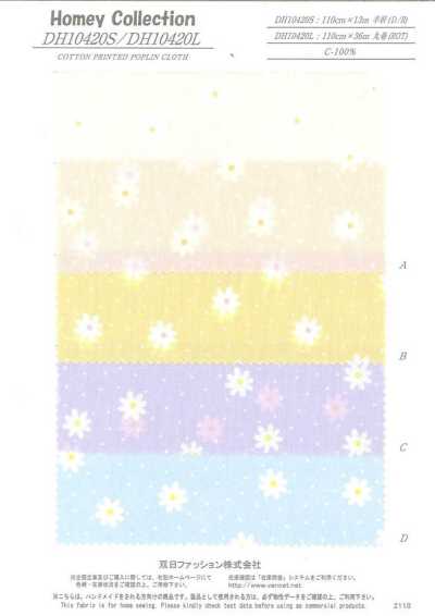 DH10420S Poplin Homy (Họa Tiết Cúc Margaret) Nửa Gập