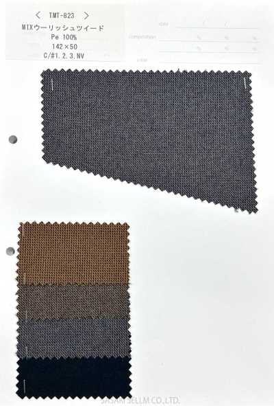 TMT-823 Vải Tweed Giả Len MIX