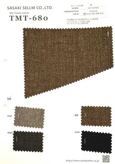TMT-680 Vải Tweed Pha Lẫn Rachin