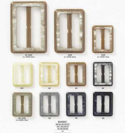 BV6951 Mặt Thắt Lưng Kiểu Luồn Bằng Nhựa Polyester Resin