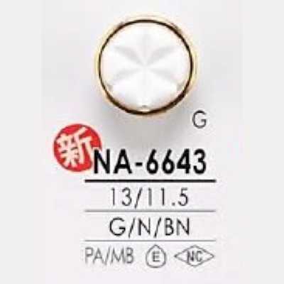 NA6643 Cúc Chân ống Bằng Nhựa Resin Nylon/đồng Thau