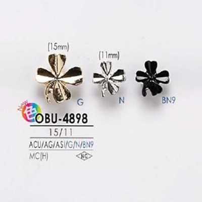 OBU4898 Cúc Chân Khoen Nửa Tròn Bằng Hi Metal