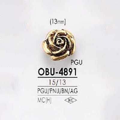 OBU4891 Cúc Chân Khoen Nửa Tròn Làm Từ Hi-Metal