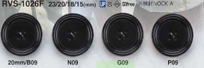 RVS1026F Cúc 4 Lỗ Bằng Nhựa Polyester Resin