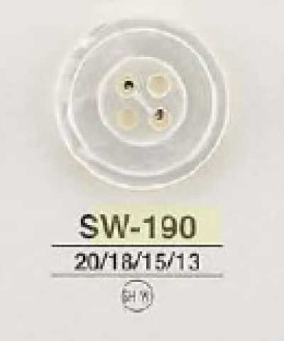 SW190 Nút 4 Lỗ Bằng Xà Cừ Trắng