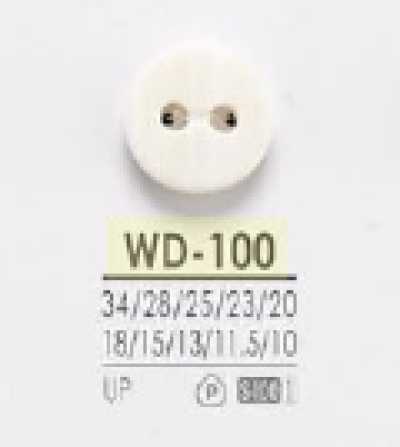 WD100 Cúc 2 Lỗ Mặt Làm Bằng Nhựa Polyester