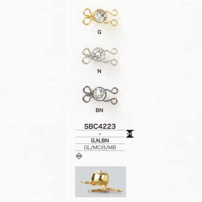 SBC4223 Móc Cài Lò Xo Bằng Kính/đúc Cao/đồng Thau