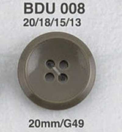 BDU008 Cúc 4 Lỗ Bằng Nhựa Resin Polyester