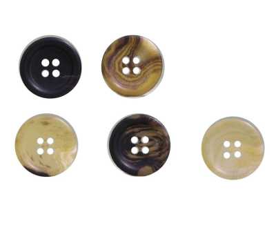 VHORN11 Cúc 4 Lỗ Bằng Nhựa Polyester Resin