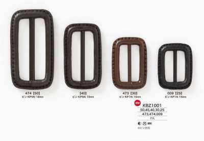 KBZ1001 Mặt Thắt Lưng Loại Luồn Bằng Nhựa Resin Nylon
