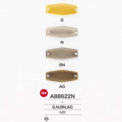 AB8622N Miếng Kim Loại May đính Bằng đồng Thau