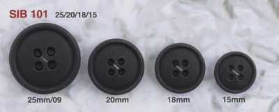 SIB101 Cúc 4 Lỗ Mặt Nổi Làm Từ Mirable (Silicone)