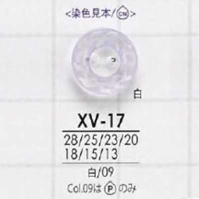 XV17 Cúc 2 Lỗ Mặt Làm Từ Nhựa Resin Polyester