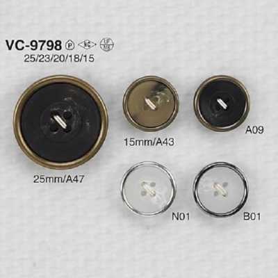VC9798 Cúc 4 Lỗ Làm Từ Nhựa Polyester/đồng Thau