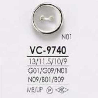 VC9740 Cúc 2 Lỗ Mặt Trước Bằng đồng Thau/nhựa Polyester Resin