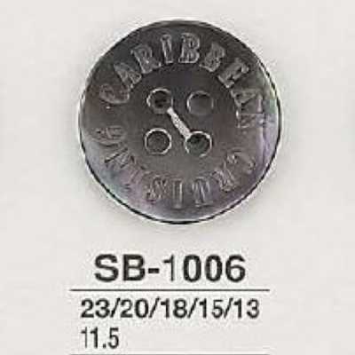 SB1006 Cúc 4 Lỗ Bằng Ngọc Trai đen