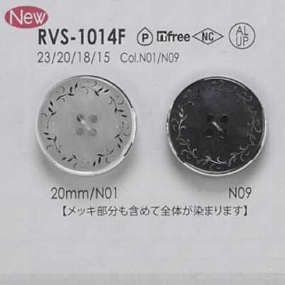 RVS1014F Cúc 4 Lỗ Mặt Trước Làm Từ Nhôm/nhựa Resin Polyester