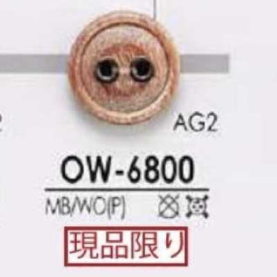 OW6800 Cúc 2 Lỗ Bằng đồng Thau/gỗ, Ván ép