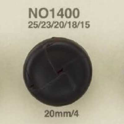 NO400 Cúc Chân Khoen Chữ Nhật Bằng Da/đồng Thau