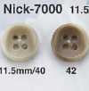 NICK7000 Cúc 4 Lỗ Bằng Nhựa Resin Urê