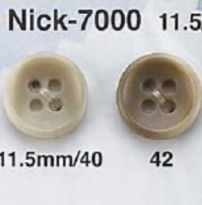NICK7000 Cúc 4 Lỗ Bằng Nhựa Resin Urê