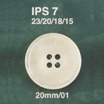 IPS7 Cúc 4 Lỗ Bằng Nhựa Polyester, Lỗ Mặt Trước