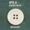 IPS6 Cúc 4 Lỗ Mặt Bằng Nhựa Polyester Resin